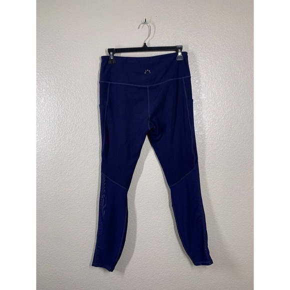 Varley Navy Tight Legging Mesh Back High Waist Pockets - Picture 3 of 4